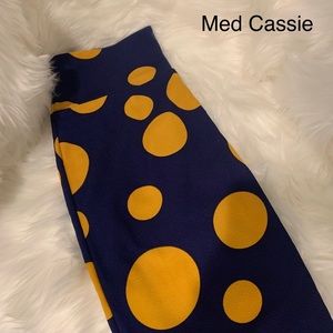 Blue and Gold Cassie Skirt